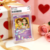 Personalized Valentine’s Day Power Couple Card, Custom Anniversary Card Couple Photo Anime Style, Best Valentine's Day Gift for Lover