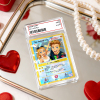 Personalized Valentine’s Day Power Couple Card, Custom Anniversary Card Couple Photo Anime Style, Best Valentine's Day Gift for Lover