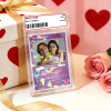 Personalized Valentine’s Day Power Couple Card, Custom Anniversary Card Couple Photo Anime Style, Best Valentine's Day Gift for Lover