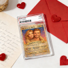 Personalized Valentine’s Day Power Couple Card, Custom Anniversary Card Couple Photo Anime Style, Best Valentine's Day Gift for Lover
