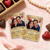 Personalized Valentine’s Day Power Couple Card, Custom Anniversary Card Couple Photo Anime Style, Best Valentine's Day Gift for Lover
