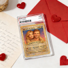 Personalized Valentine’s Day Power Couple Card, Custom Anniversary Card Couple Photo Anime Style, Best Valentine's Day Gift for Lover