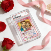 Personalized Valentine’s Day Power Couple Card, Custom Anniversary Card Couple Photo Anime Style, Best Valentine's Day Gift for Lover