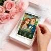 Personalized Valentine’s Day Power Couple Card, Custom Anniversary Card Couple Photo Anime Style, Best Valentine's Day Gift for Lover
