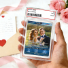 Personalized Valentine’s Day Power Couple Card, Custom Anniversary Card Couple Photo Anime Style, Best Valentine's Day Gift for Lover
