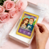 Personalized Valentine’s Day Power Couple Card, Custom Anniversary Card Couple Photo Anime Style, Best Valentine's Day Gift for Lover