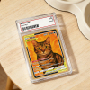 Personalized Pet Anime Art Trading Card, Best Holiday Gift for Pet Lover