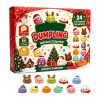 Advent Calendar 24 Christmas Dumpling  Squishy Surprise Gifts For Kids Or Family Ideas