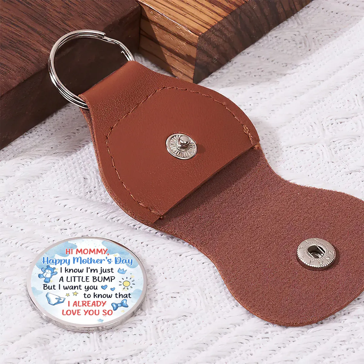 Dear Mommy I Love You - Personalized Pocket Hug Gifts for Expectant Mother