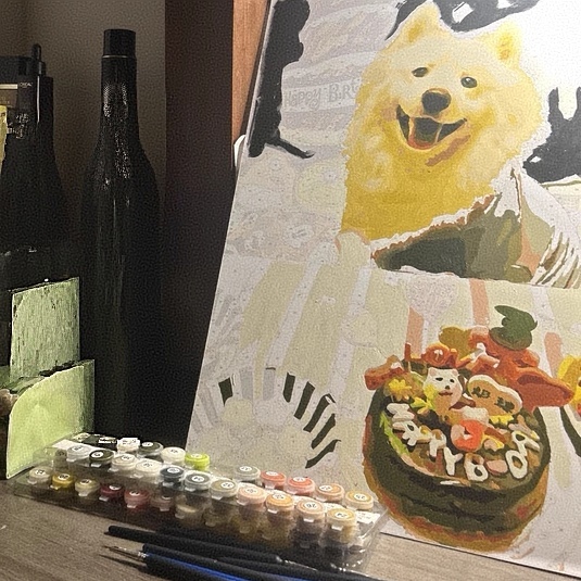 Custom Paint by Numbers Kit Personalized DIY Painting Set Turn Your Photo into Personalized Artwork