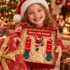Christmas Acrylic Fridge Magnets Set – Festive Refrigerator Decor for a Cozy Holiday Home