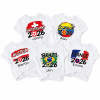 2026 International Football Championship National Flag T-Shirt, Custom National Teams T-shirt, Game Day Tee, Global Fans Collection