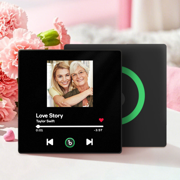 Mother's Day Gifts Custom Music Fridge Magnet Colorful Frame Album Fridge Magnet Can Play Songs