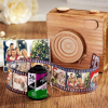Custom Spotify Code Green Camera Roll Keychain Multiphoto Keychain for Family 5-20 Pictures
