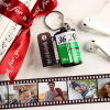 Custom Spotify Code Green Camera Roll Keychain Multiphoto Keychain for Family 5-20 Pictures