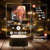 Unique Gifts For Love - Spotify Code Music Plaque Glass For Love(5.9in x 7.7in)