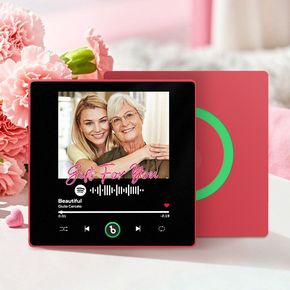 Mother's Day Gifts Custom Music Fridge Magnet Colorful Frame Album Fridge Magnet Can Play Songs