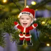 Personalized Family Christmas Ornament, Funny Custom Face Ornament, Holiday Tree Decoration, Christmas Gift for Families - Photowatch