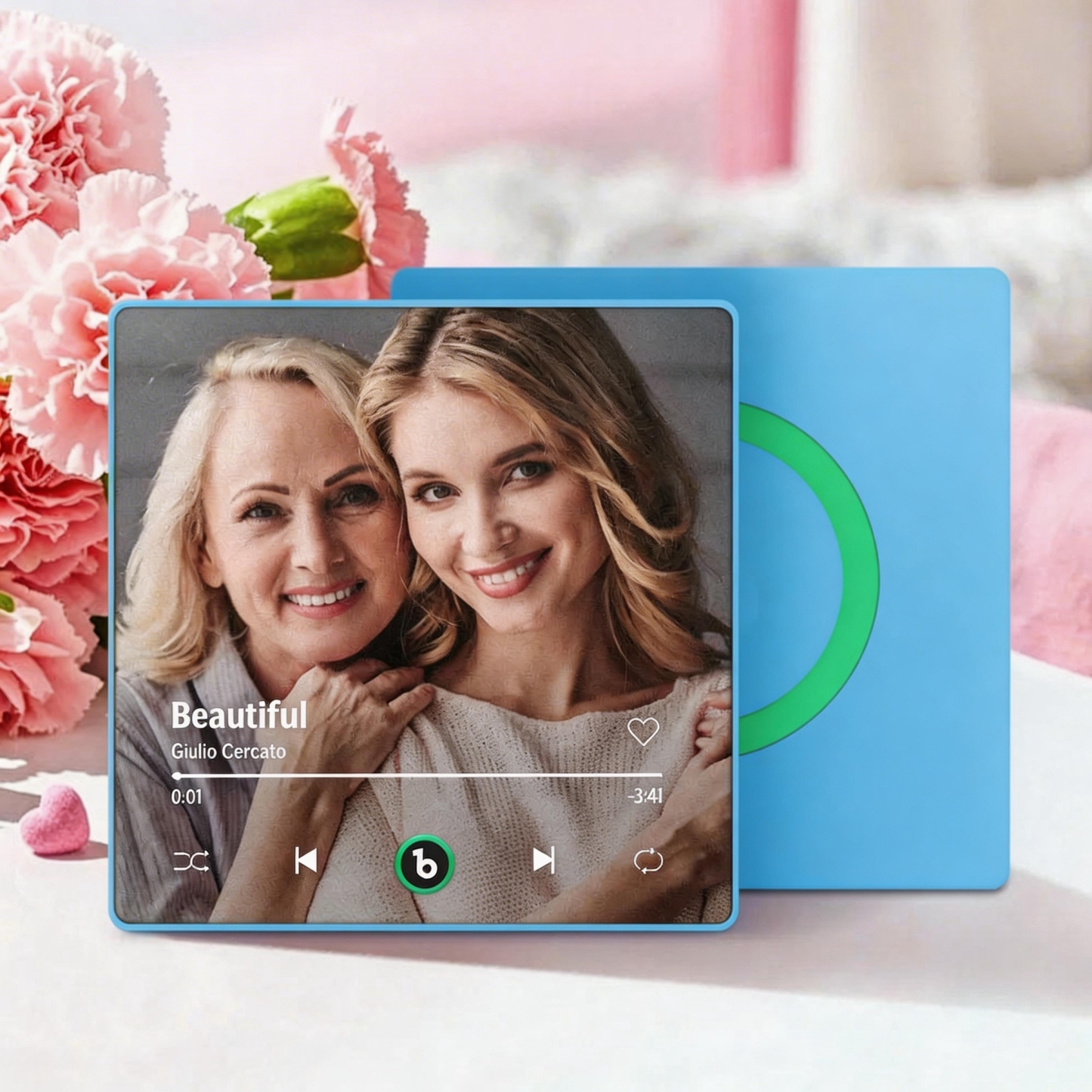 Mother's Day Gifts Custom Music Fridge Magnet Colorful Frame Album Fridge Magnet Can Play Songs