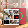 Custom Music Fridge Magnets Valentine's Day Gifts Custom Music Fridge Magnet Colorful Frame Album Fridge Magnet Can Play Songs Gift for Couple