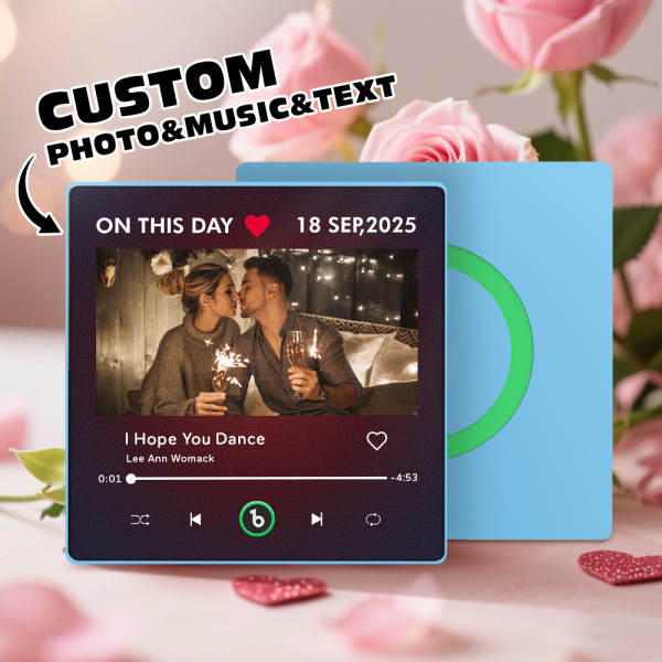Custom Photo Engraving Music Refrigerator Magnets With Various Styles For You To Choose From Decorate Your Love And Give It To Your Beloved