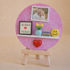 THE MINIATURE RACK Custom Photo & Message Valentine's Day Gift, Personalized Couple Keepsake - Photowatch