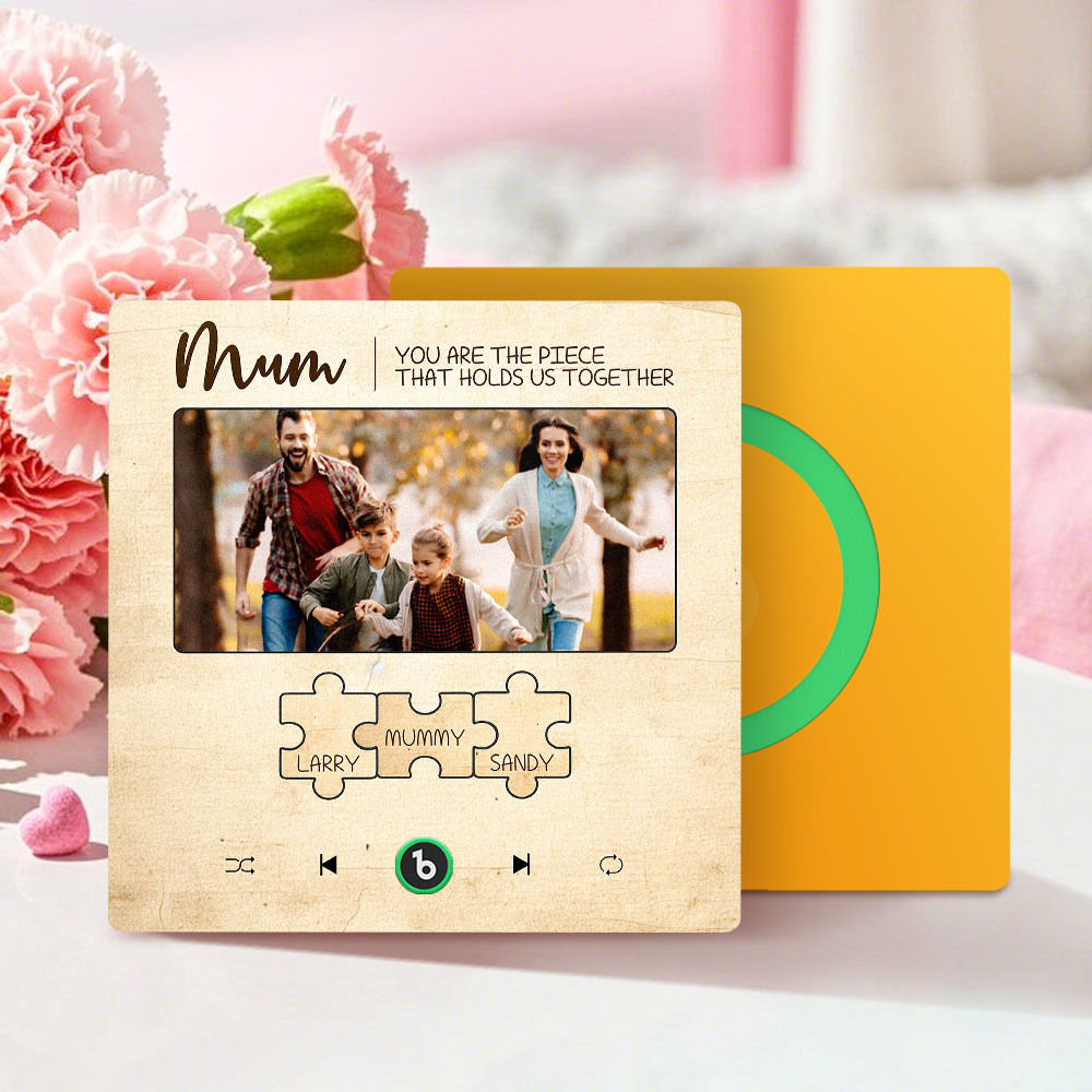 Personalised Song Fridge Magnets That Plays Music with Names Mother's Day Gifts for Mum -