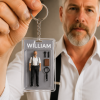 Personalized 2D Acrylic Keychain, Fully Body Customizable Action Figure Pack Packaging Gift, Gift for Dad
