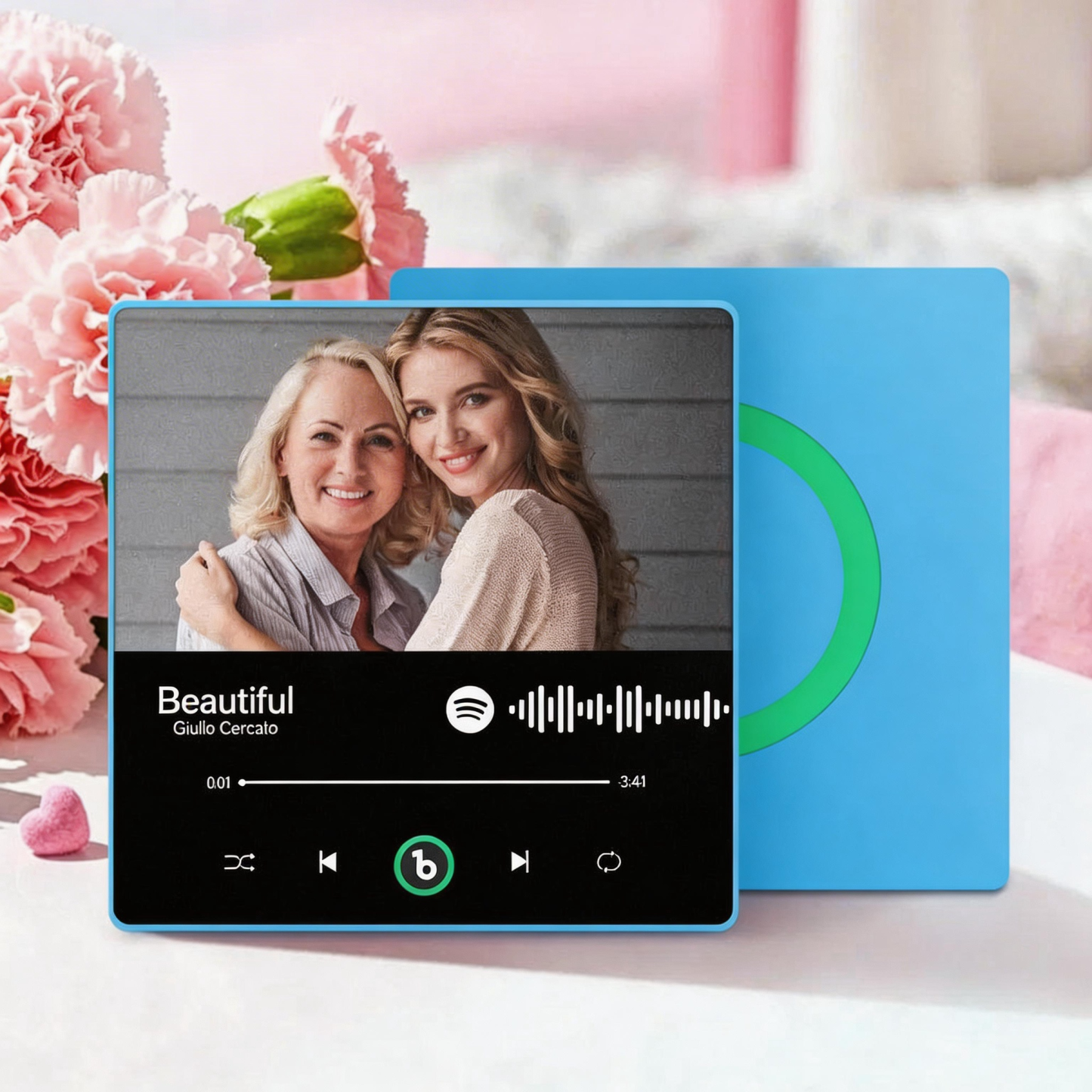 Mother's Day Gifts Custom Music Fridge Magnet Colorful Frame Album Fridge Magnet Can Play Songs