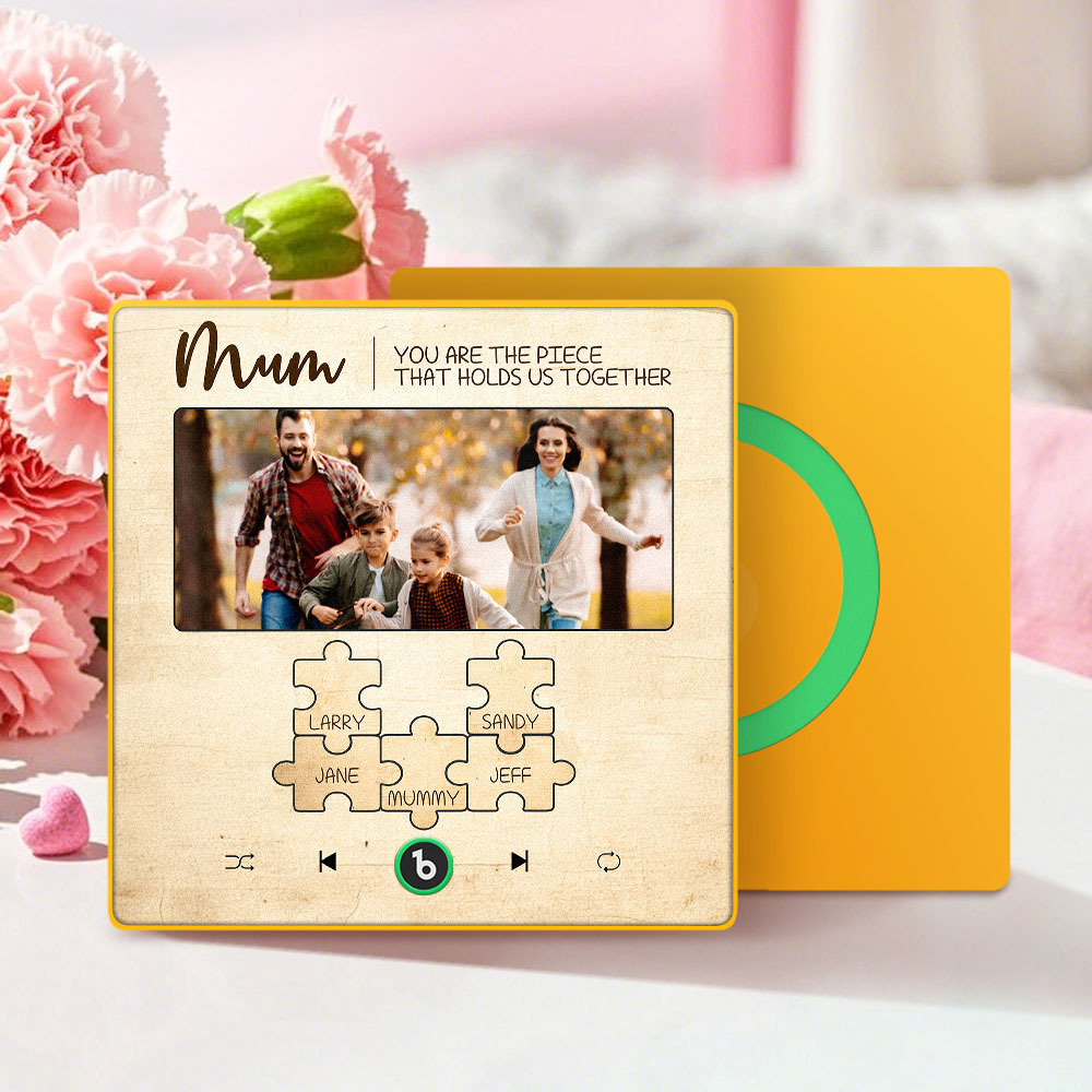 Personalised Song Fridge Magnets That Plays Music with Names Mother's Day Gifts for Mum -