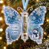 Christmas Cash Gift Butterfly Ornament Creative Money Holder Keepsake Christmas Tree Decoration Gift for Kids Family and Friends