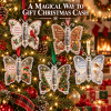 Christmas Cash Gift Butterfly Ornament Creative Money Holder Keepsake Christmas Tree Decoration Gift for Kids Family and Friends