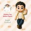 Custom Toy Figure 3D Mini Figures Personalization Photo Blind Box Gifts For Him/Her