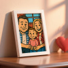 Custom Photo Cartoon Wooden Frame Decorations Romantic Decor Plaque Gifts For Couples - MyPhotoSocks