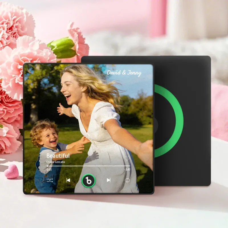 Mother's Day Gifts Custom Music Fridge Magnet Colorful Frame Album Fridge Magnet Can Play Songs