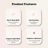 Smart Digital Display Badge with GIF/Photo Sync | Interactive Customizable Pin for Fans & Creators