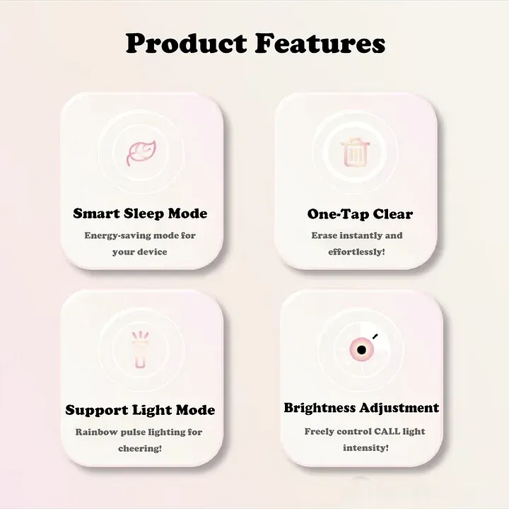 Smart Digital Display Badge with GIF/Photo Sync | Interactive Customizable Pin for Fans & Creators