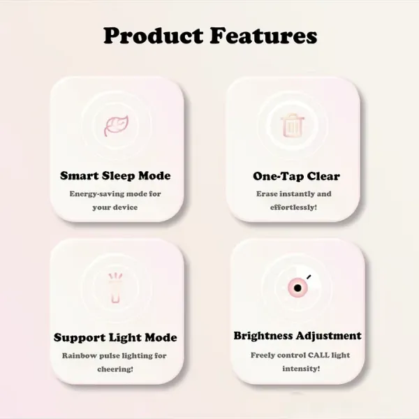 Smart Digital Display Badge with GIF/Photo Sync | Interactive Customizable Pin for Fans & Creators