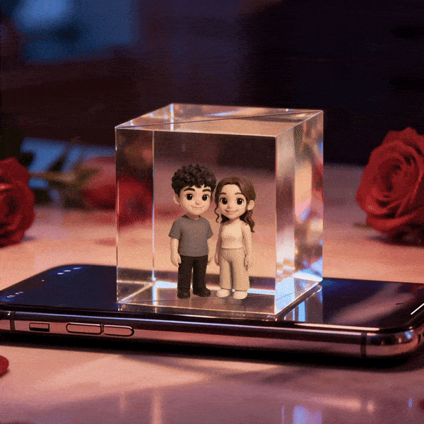 Holographic Lumina Boxes For Lovers | High-Transmittance Holographic Material Image Holographic House Valentine's Day Gift - Photowatch