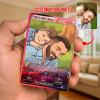 Personalized Father's Day 2 Sides Card Custom Photo Gamer Dad Gift Inspired Keepsake Card Gift From Kids Card for Him