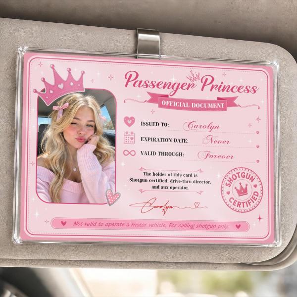 Personalized Passenger Princess Card– Forever Valid VIP Card