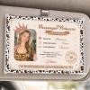 Personalized Princess Passenger ID Card, Jasmine Car Accessory, Custom Photo & Name Car Visor Clip, Gift for Her