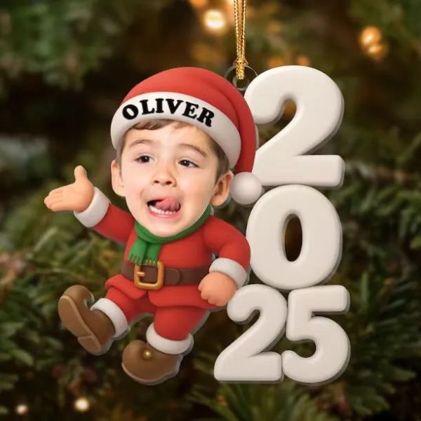 Personalized Family Christmas Ornament, Funny Custom Face Ornament, Holiday Tree Decoration, Christmas Gift for Families - Photowatch