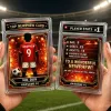 Custom Football Player Trading Card Plaque – Personalized Kids Sports Card Display, Acrylic Slab Gift for Boys - CustomCardverse