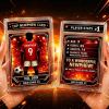 Personalized Football Birthday Card Custom Soccer Player Trading Card Gift for Boys