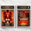 Personalized Football Birthday Card Custom Soccer Player Trading Card Gift for Boys - CustomCardverse