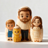 Personalized Portrait Nesting Doll Custom Photo Family Portrait Cartoon Style Gift Photo Anniversary Gift