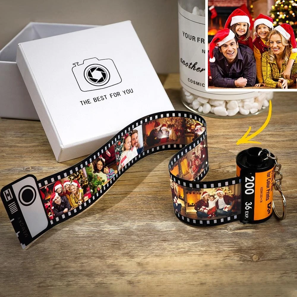 Custom Camera Roll Keychain Romantic Customized Valentine`s Gifts - photowatch