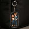 Custom Couple Keychain Personalized Acrylic Cartoon Keychain Photo Bag Charm Unique Keepsake Gift For Lover Anniversary Birthday Valentine's Day Holiday Gift
