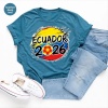 2026 International Football Championship National Flag T-Shirt, Custom National Teams T-shirt, Game Day Tee, Global Fans Collection